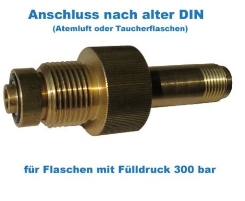 (Option) Handanschluss Druckluft 300 bar alte DIN 477-5 Nr. 50