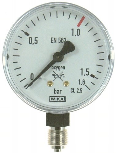 Sicherheitsmanometer Vulkan LabLine verchromtes Stahlblechgehäuse G1/4RH