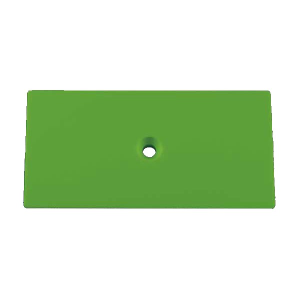 RK-Schraubschild Rohrleitungskennzeichnung glatt, zur Selbstbeschriftung