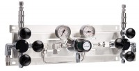 Entspannungsstation, GasTech DRS 2-2, Brenngase, mit Fremdgasspülung, 0-1,5 bar, Edelstahl Entspannungsstation, GasTech DRS 2-2, Brenngase, mit Fremdgasspülung, 0-1,5 bar, Edelstahl