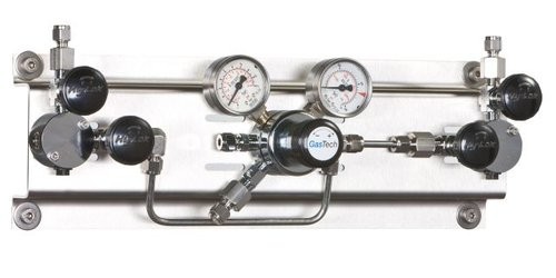 Entspannungsstation, GasTech DRS 1-2, Sauerstoff, 0-15,0 bar, Edelstahl