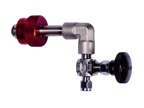 Flaschenentnahmeventil bis 40 bar, DIN 477-1 Nr. 1, Edelstahl