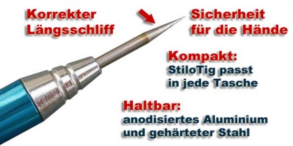 Stilo-TIG Elektroden Anschleifhilfe