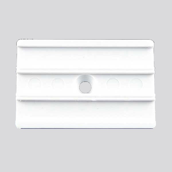 RK-Schraubschild Rohrleitungskennzeichnung mit 3 Nuten, zur Selbstbeschriftung (klein)