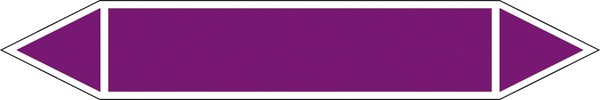 Rohrleitungskennzeichnung Gruppe 7 Laugen (violett) klein