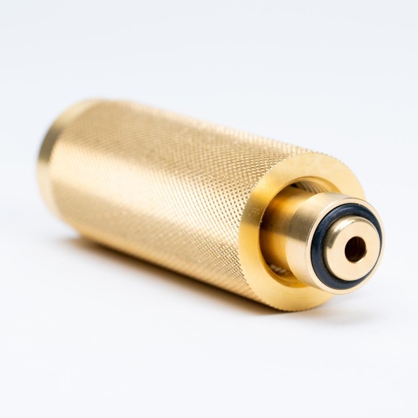 Handanschluss komplett, DIN 477-1, FA 9 in Messing (lang)