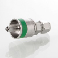 Schnellkupplungsstecker mit Hy-Lok-Anschluss, einseitig sperrend Schnellkupplungsstecker mit Hy-Lok-Anschluss, einseitig sperrend