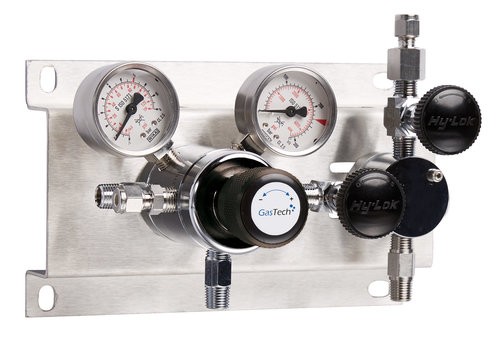 Entspannungsstation, GasTech DRS 2-1, Brenngase, 0-1,5 bar, Edelstahl, mit Eigengasspülung