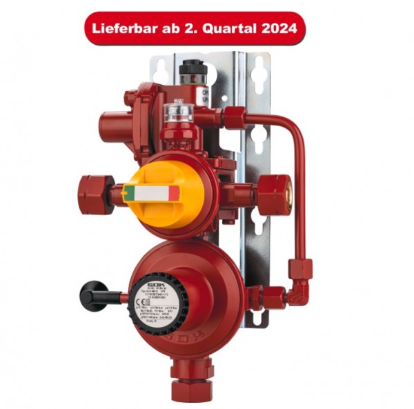 Flaschenanlage mit automatischem Umschaltventil Typ AUV-ND 12