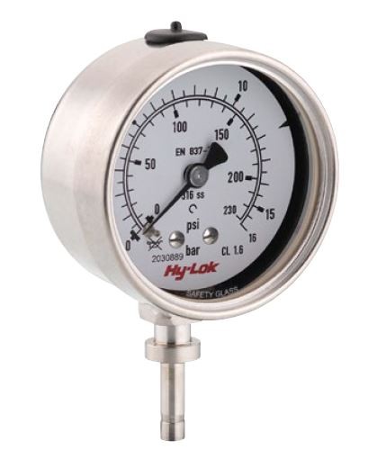 Manometer mit Rohrstutzen