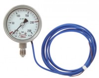 Kontaktmanometer nach DIN EN 837-1 mit Reedkontakt, für Acetylen, fallend, G1/4RH- Kontaktmanometer nach DIN EN 837-1 mit Reedkontakt, für Acetylen, fallend, G1/4RH-
