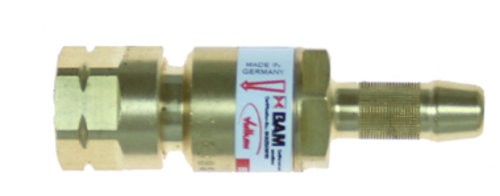 Einzelflaschensicherung Brenngase Tülle 8 mm