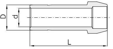 Abmessungen Hy-Lok Verbindung Typ CPC