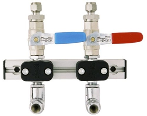 Entnahmestellen-Konsole Vulkan Alu-Line 3/8 LabLine Brenngase/Inertgase