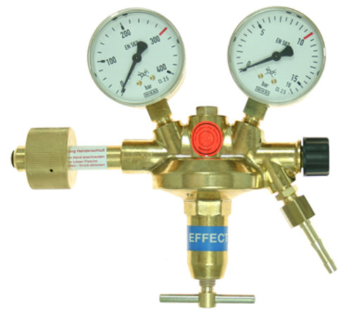 Manometer 1/4" für Druckminderer Druckregler Sauerstoff O2 Autogen 0-16 bar 