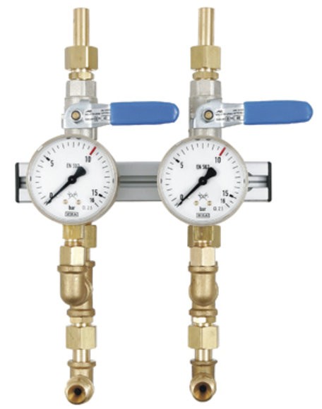 Entnahmestellen-Konsole Vulkan Alu-Line 1/2 M - Brenngas/Brenngas