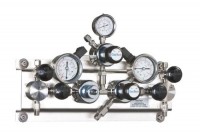 Entspannungsstation automatisch, Brenngase, 0-1,5 bar, Edelstahl, Eigengasspülung Entspannungsstation automatisch, Brenngase, 0-1,5 bar, Edelstahl, Eigengasspülung