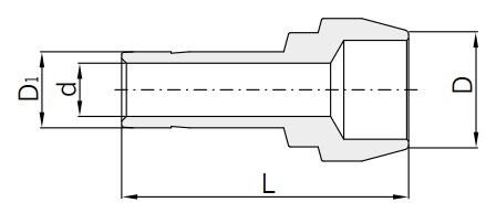 Abmessungen Hy-Lok Reduzierstück Typ CPR