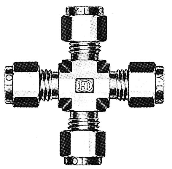CXA Kreuzstück zöllige Anschlüsse