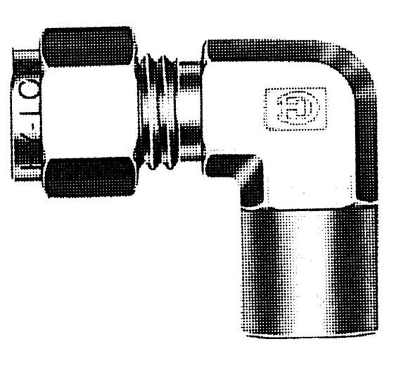 CLF-N Aufschraubverschraubung L-Form zöllige Anschlüsse