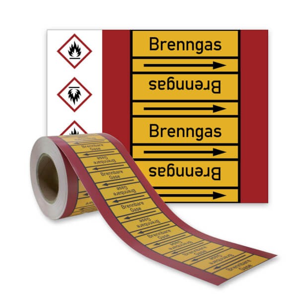 Rohrleitungsband Brenngas