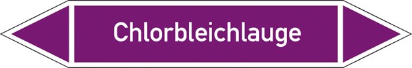 Rohrleitungskennzeichnung Gruppe 7 Laugen (violett) groß