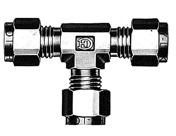 CTA T-Stück zöllige Anschlüsse