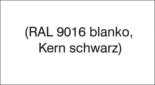 Thermograv-Fertigschild, graviert, zum Einchieben für Schilderträger aus Stahl oder Alu