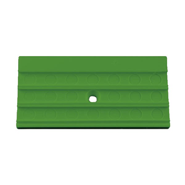 RK-Schraubschild Rohrleitungskennzeichnung mit 3 Nuten, zur Selbstbeschriftung (groß)