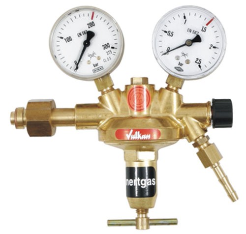 Flaschendruckminderer Wasserstoff 0-1,5 bar Vulkan F15/300 Effect