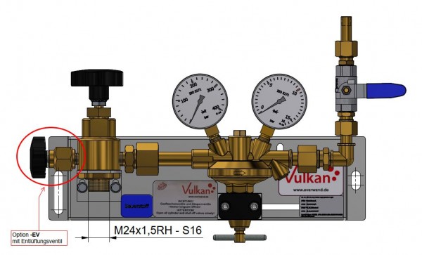 Stationäre Einzelflaschenanlage Modula SE 10/300 K Helium