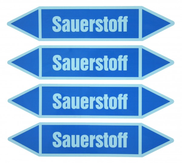 Gasartenschild 180x38mm