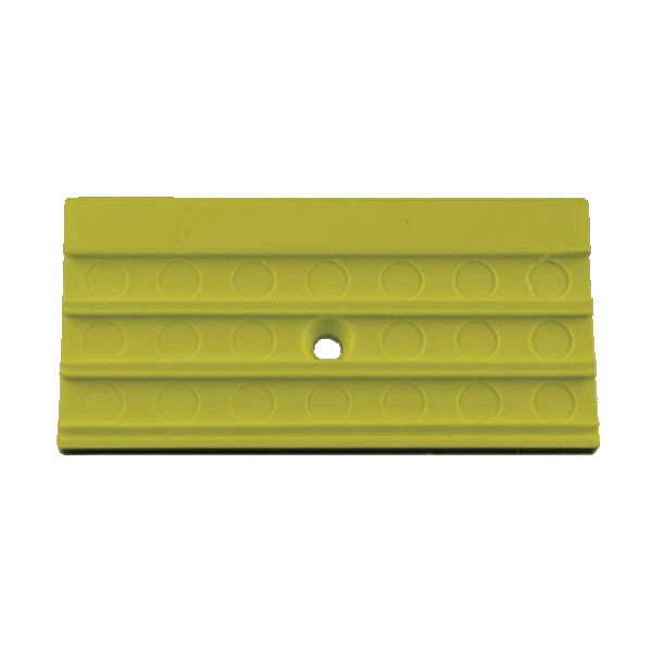 RK-Schraubschild Rohrleitungskennzeichnung mit 3 Nuten, zur Selbstbeschriftung (groß)