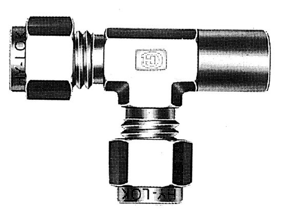 CRTF-N T-Aufschraubverschraubung metrische Anschlüsse
