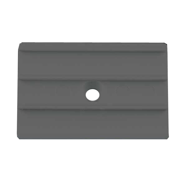 RK-Schraubschild Rohrleitungskennzeichnung mit 3 Nuten, zur Selbstbeschriftung (klein)